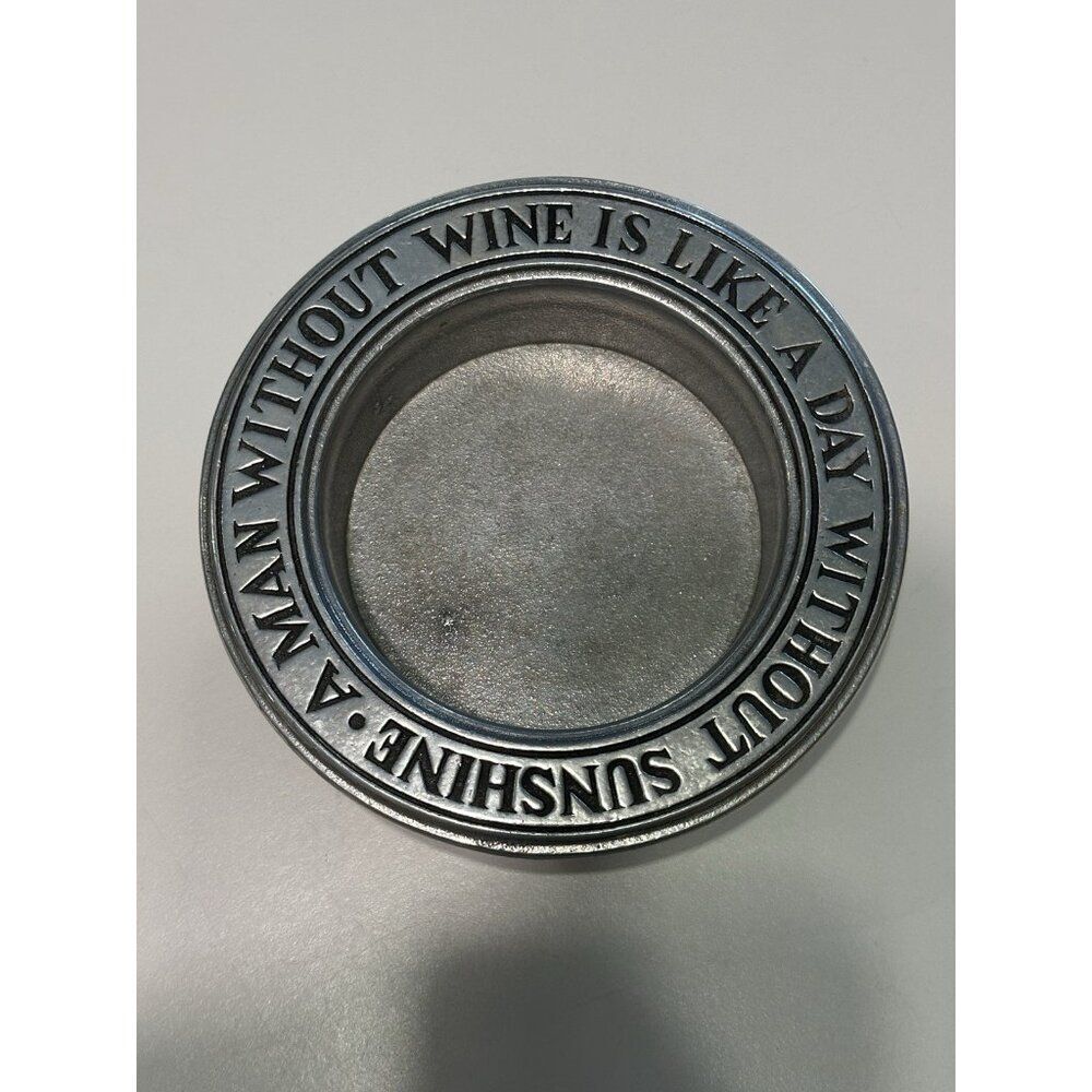 VTG Wilton Wine Coaster Dinner Without Wine is Like a Day Without Sunshine